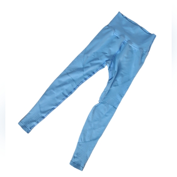Alphalete Women High-Waisted OG Revival Compression Leggings Size Small Ice Blue - Picture 4 of 14